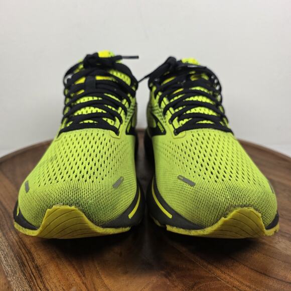 Brooks Ghost 14 Neon Yellow Mens Green Size 10 Low Top Running Shoes 1003691D770 main image 8